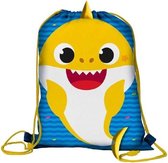 rugzak Baby Shark junior 31,5 x 36,5 cm polyester blauw