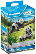 Family Fun - 2 Panda's met baby (70353)