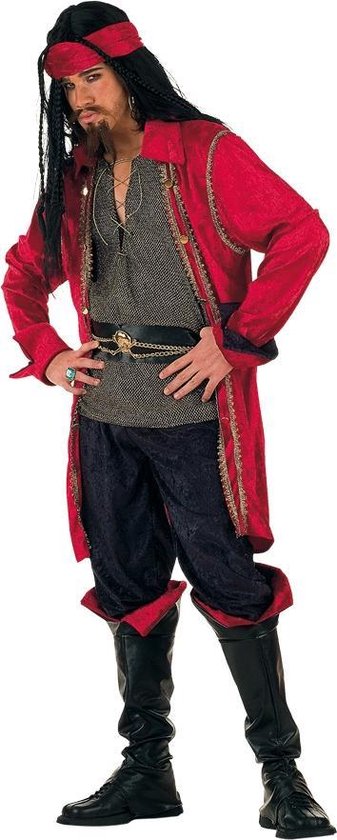COSDREAMER Heren middeleeuwse broek Viking piraat kostuum broek, BRON, S