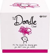 kaartspel The Doodle Game papier wit/roze
