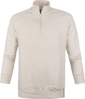 Profuomo Sweater Half Zip Beige - maat M