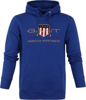 Gant Hoodie Shield Blauw - maat M
