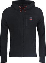 Superdry - Heren Vest - Polar Fleece Zip Hoodie  - Zwart