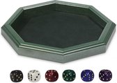 dobbelbak 28,5 x 28,5 cm groen 7-delig