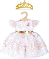 babypoppenkleding prinsessenjurk 35-45 cm roze 2-delig