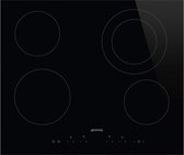 Smeg Universal SE364ETD, Noir, Intégré, 60 cm, Céramique, Verre-céramique, 4 zone(s)