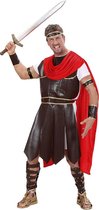 Widmann - Strijder (Oudheid) Kostuum - Centurion Hercules Kostuum Man - Rood, Bruin - Medium - Carnavalskleding - Verkleedkleding