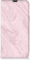 Flip Case iPhone 13 Pro Max Smart Cover Marble Pink