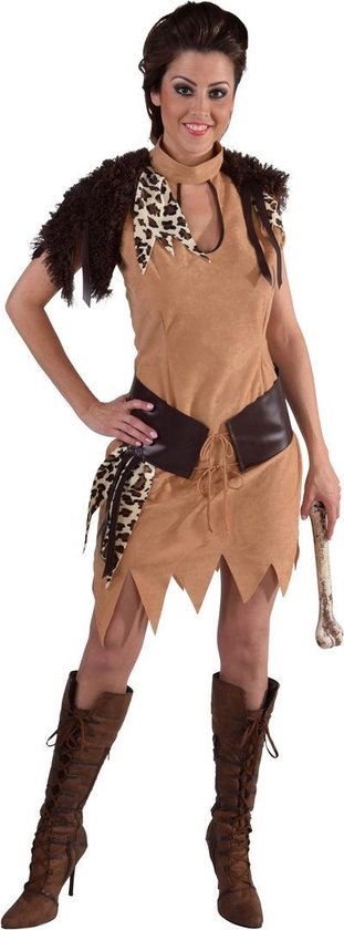 Déguisement de Néandertal femme | Costume d'homme des cavernes taille S  (36) | bol.com