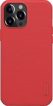 Telefoonhoesje geschikt voor iPhone 13 Pro - Super Frosted Shield Pro - Back Cover - Rood