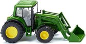 miniatuurtractor John Deere 6920 S wiellader 1:87 groen