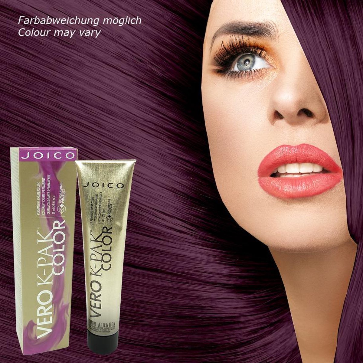 Joico Vero K-PAK Violet Intensifier Permanente crème haarkleuring MULTIPACK 3x74ml