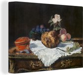 Toile Peinture La brioche - Edouard Manet - 40x30 cm - Décoration murale