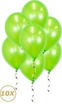 Groene Helium Ballonnen Verjaardag Versiering Feest Versiering Ballon Metallic Groen Luxe Jungle Decoratie - 10 Stuks