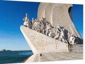 Het monument van de ontdekkingen in Lissabon - Foto op Dibond - 90 x 60 cm