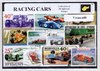 Afbeelding van het spelletje Raceauto's – Luxe postzegel pakket (A6 formaat) : collectie van 50 verschillende postzegels van raceauto's – kan als ansichtkaart in een A6 envelop - authentiek cadeau - kado - geschenk - kaart - racen - racebaan - auto's - formule 1 - rally - nascar