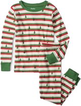 Hatley Unisex 2Delige Kerst Pyjama Silhouette Pines - 98