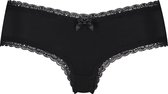 Hunkemöller Brazilian Onderbroek London v-shape brasilian - zwart - Maat 2XL