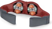 Beurer MG 151 3D Shiatsu Massagekussen - Massageband - 8 Shiatsu massagekoppen - 3 Intensiteitsniveaus - Nek/rug/schouders - Licht en Verwarming - Lederlook - 3 Jaar garantie