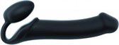 Strap On me - Strapless Voorbind Dildo - Maat XL - Zwart - Sextoys - Dildo's