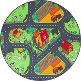 Snapstyle Kinder Play Tapis Ferme Ronde