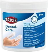 Trixie dentalcare vingerpads - 50 st - 1 stuks