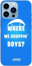 6F hoesje - geschikt voor iPhone 13 Pro Max - Transparant TPU Case - Battle Royale - Where We Droppin' Boys #ffffff