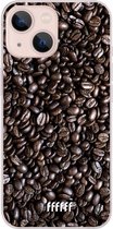 6F hoesje - geschikt voor iPhone 13 Mini -  Transparant TPU Case - Dark Roast #ffffff