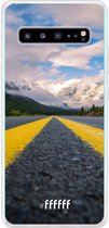 6F hoesje - geschikt voor Samsung Galaxy S10 5G -  Transparant TPU Case - Road Ahead #ffffff