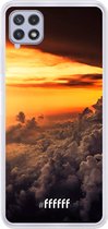 6F hoesje - geschikt voor Samsung Galaxy A22 4G -  Transparant TPU Case - Sea of Clouds #ffffff
