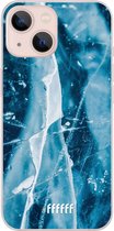 6F hoesje - geschikt voor iPhone 13 - Transparant TPU Case - Cracked Ice #ffffff