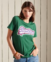 Superdry Dames tshirt Vintage Logo T-shirt met regenboogkleuren
