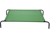 CaDOCA Verhoogd huisdierbed M GROEN 90x60x20cm