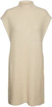 Vero Moda VMDARIA SL HIGHNECK LONG VEST - Birch White