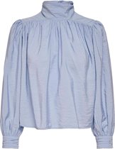 Only Blouse Onlgerrie Life Ls Dnm Shirt York 15244571 Light Blue Denim Dames Maat - L