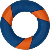 Chuckit! Ultra Squeaker ring - Hondenspeelgoed - Stuiterend Hondenspeeltje - Met pieper - Ø12.5 cm - Blauw/Oranje