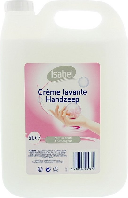 Isabel - Handzeep - Navulling - Dispenser of Pompje - 5 Liter - Voordeelverpakking