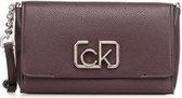 Calvin Klein CK Signature Flap Xbody Merlot