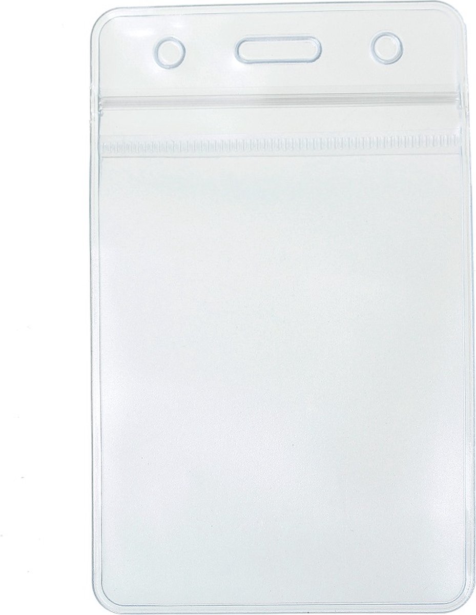 Pochette de plastique transparente pour cartes