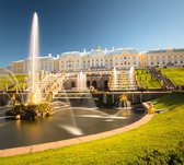 De fonteinen van het hof van Peter de Grote in Sint-Petersburg - Fotobehang (in banen) - 450 x 260 cm