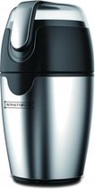 Royalty Line Koffiemolen - Inhoud 50 Gr. - Coffee Grinder - RVS - Koffiemolen Electrisch - Coffee Maker - Kruidenmolen - Specerijenmolen - Bonenmaler - Compact - Zilver / Zwart