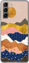 Coque Samsung Galaxy S21 - Or - Pastel - Motifs - Siliconen