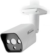 Nedis CCTV-Beveiligingscamera - HD 720p - Nachtzicht: 20 m - Netvoeding - 1/4" CMOS - Kijkhoek: 63 ° - Lens: 3.6 mm - ABS - Wit / Zwart