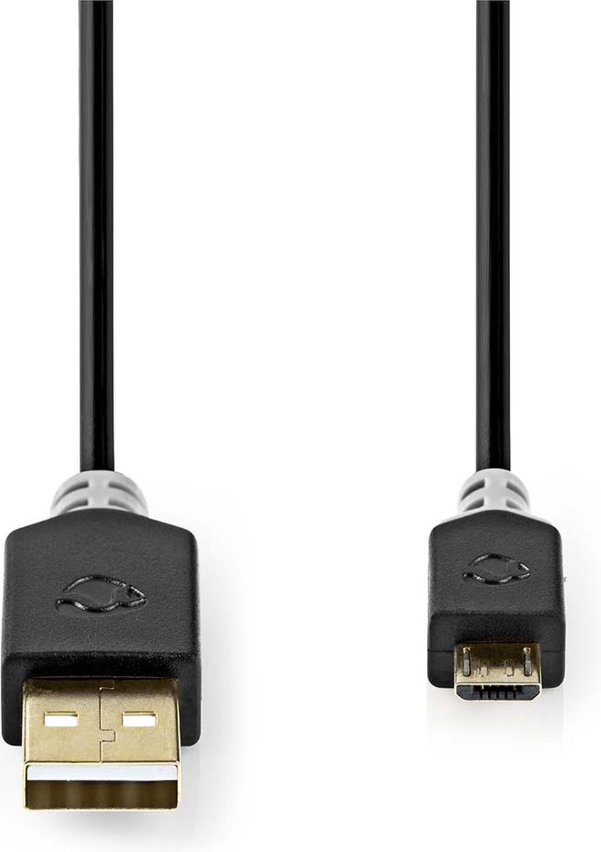 NEDIS CCBW60500AT20 USB-kabel 2,00 m Antraciet