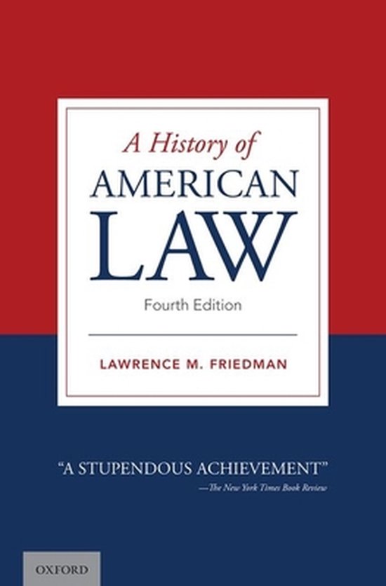 A History of American Law - cover