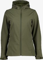 Mountain Peak dames outdoor softshell jas - Groen - Maat 3XL - Winddicht - Ademend materiaal