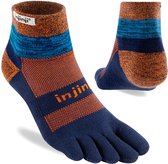 Injinji Trail Midweight Mini-Crew - Donkerblauw/Oranje - 44-47