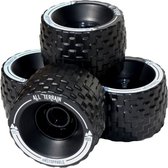 MBS all terrain wheels 100mm black (4 pcs)