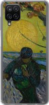 Geschikt voor Samsung Galaxy A12 hoesje - De zaaier - Vincent van Gogh - Siliconen Telefoonhoesje