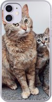 Coque iPhone 11 - Chat - Chatons - Fourrure - Coque de téléphone en Siliconen